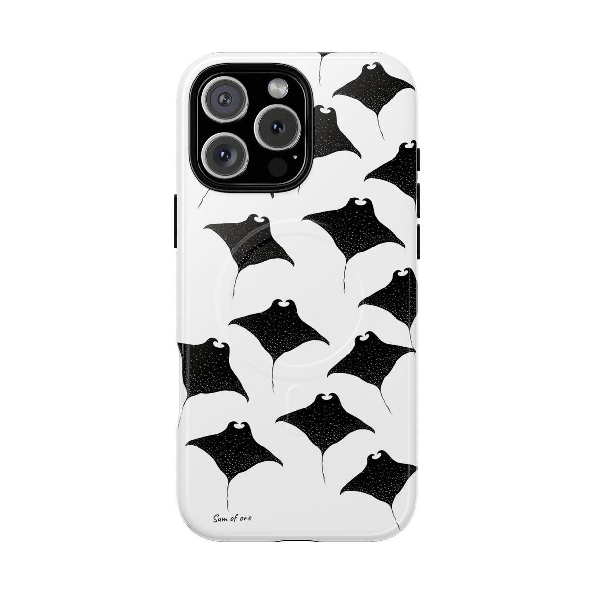 Manta Ray Pattern Phone Case | Tough Magnetic Case