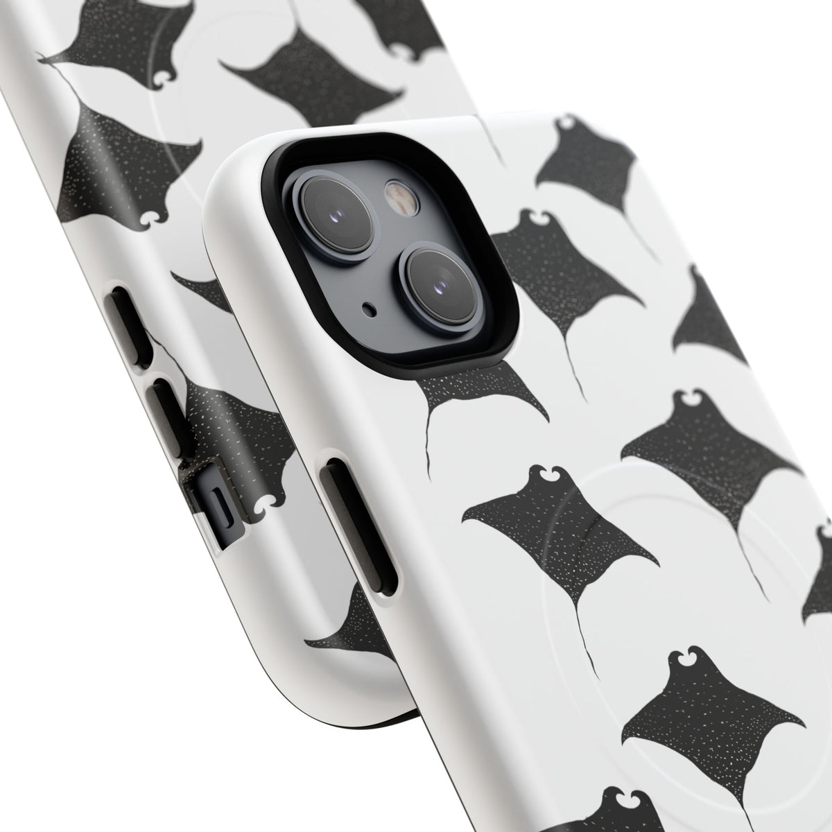 Manta Ray Pattern Phone Case | Tough Magnetic Case