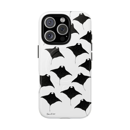 Manta Ray Pattern Phone Case | Tough Magnetic Case
