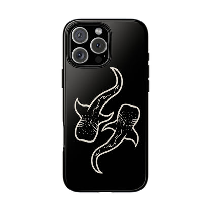 Whale Shark (Black) Phone Case