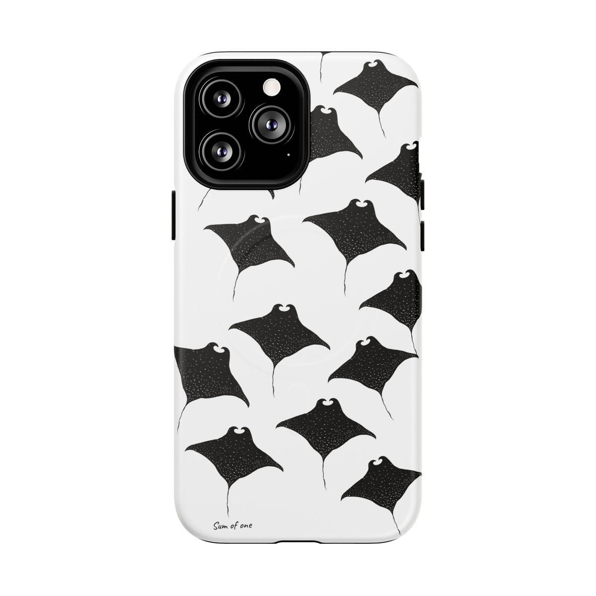 Manta Ray Pattern Phone Case | Tough Magnetic Case