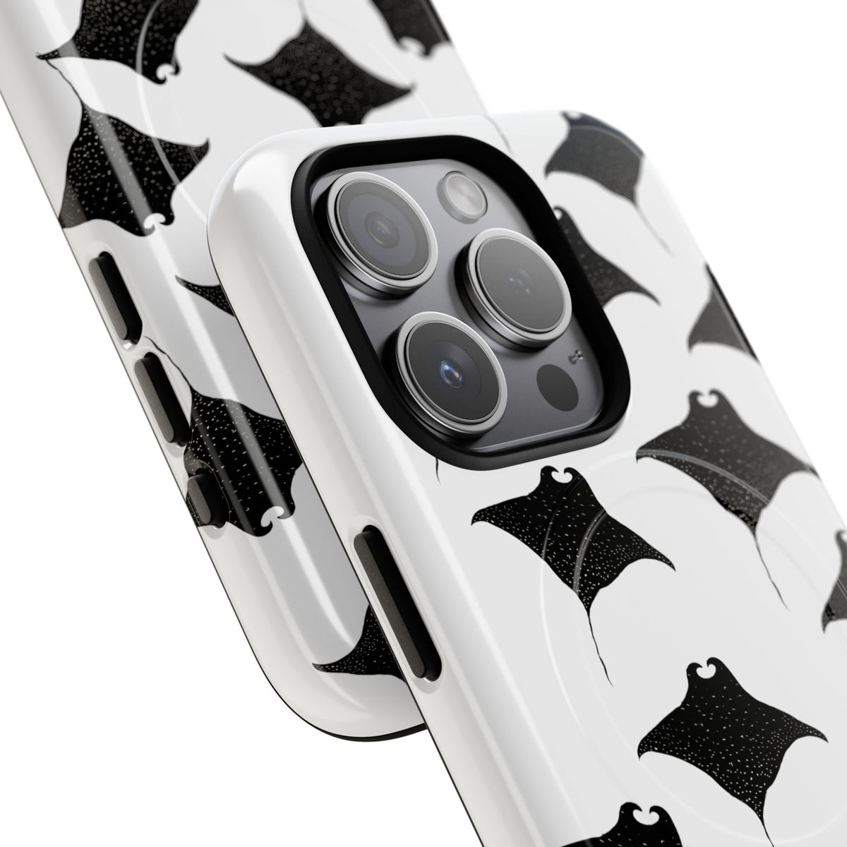 Manta Ray Pattern Phone Case | Tough Magnetic Case
