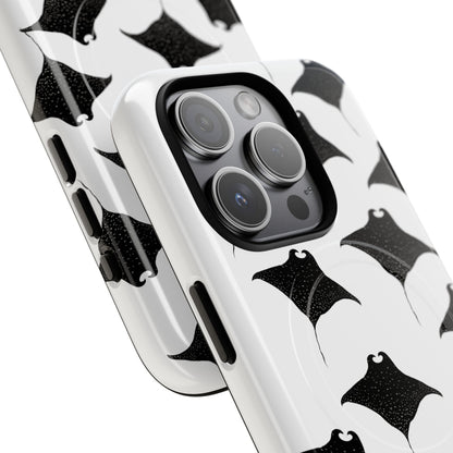 Manta Ray Pattern Phone Case | Tough Magnetic Case
