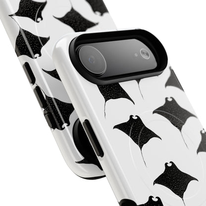 Manta Ray Pattern Phone Case | Tough Magnetic Case