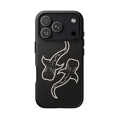 Whale Shark (Black) Phone Case