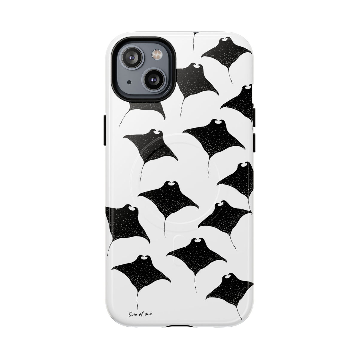 Manta Ray Pattern Phone Case | Tough Magnetic Case