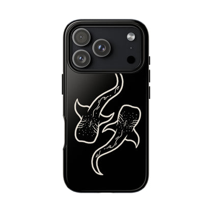 Whale Shark (Black) Phone Case