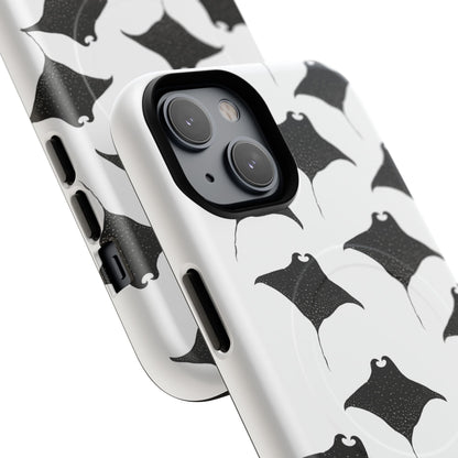 Manta Ray Pattern Phone Case | Tough Magnetic Case