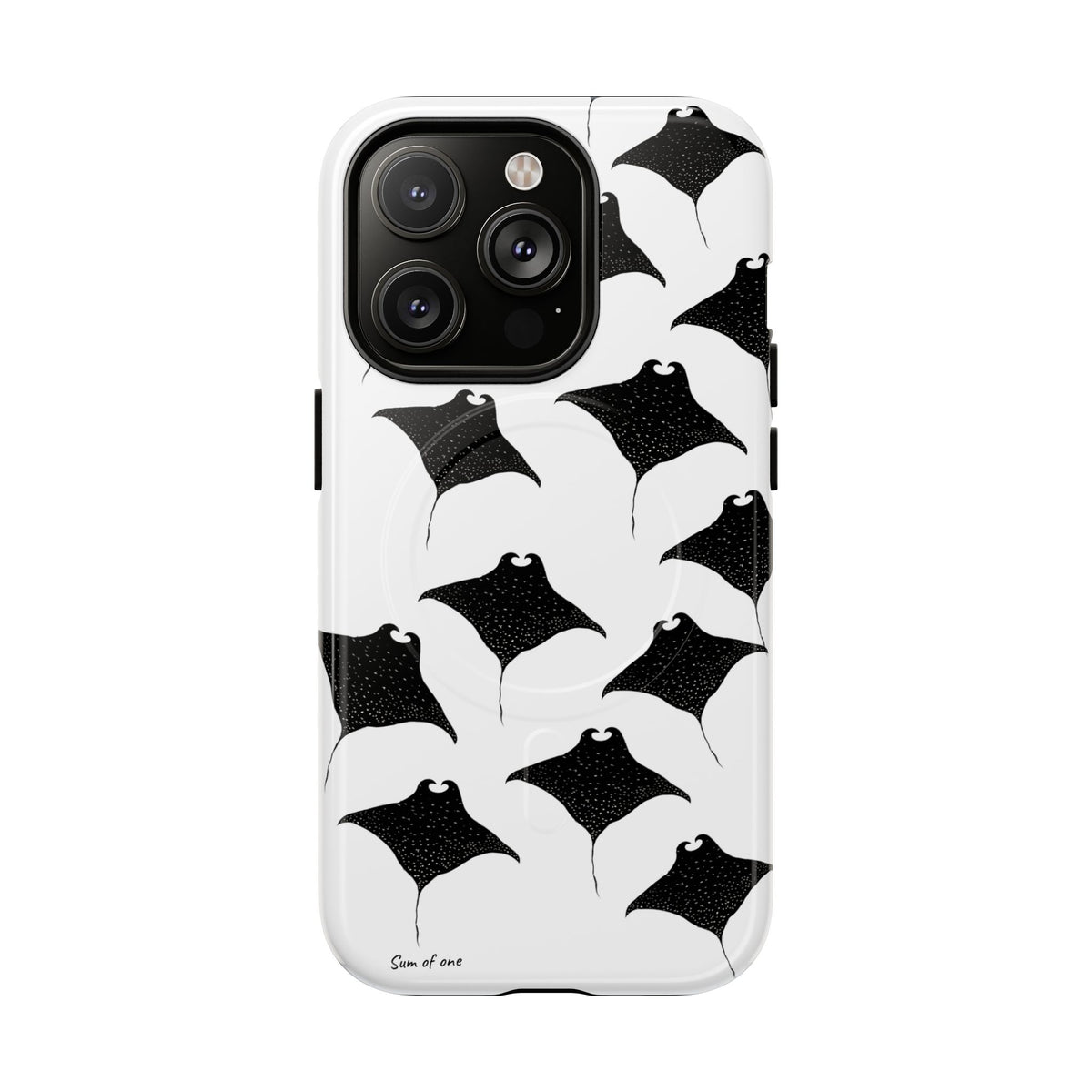 Manta Ray Pattern Phone Case | Tough Magnetic Case
