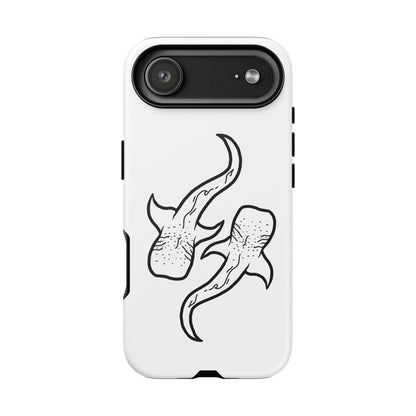 Whale Shark (White) Phone Case