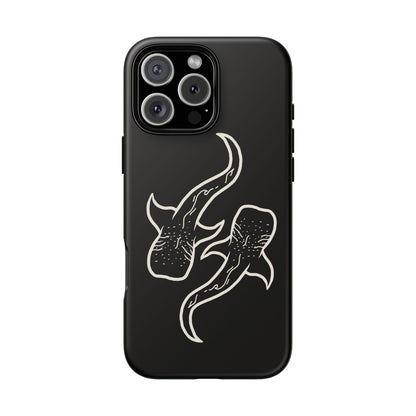 Whale Shark (Black) Phone Case