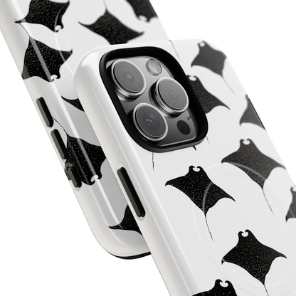 Manta Ray Pattern Phone Case | Tough Magnetic Case
