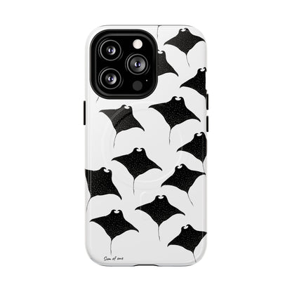 Manta Ray Pattern Phone Case | Tough Magnetic Case