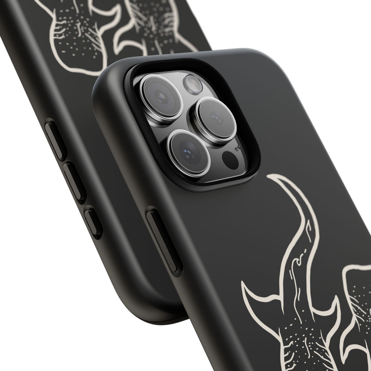 Whale Shark (Black) Phone Case