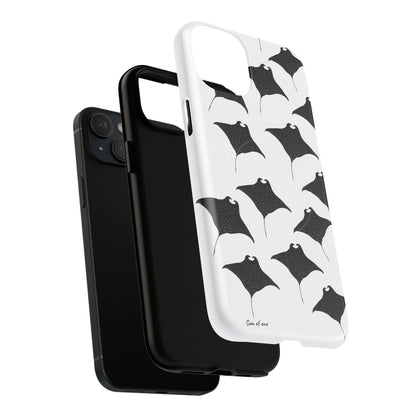 Manta Ray Pattern Phone Case | Tough Magnetic Case