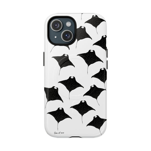 Manta Ray Pattern Phone Case | Tough Magnetic Case
