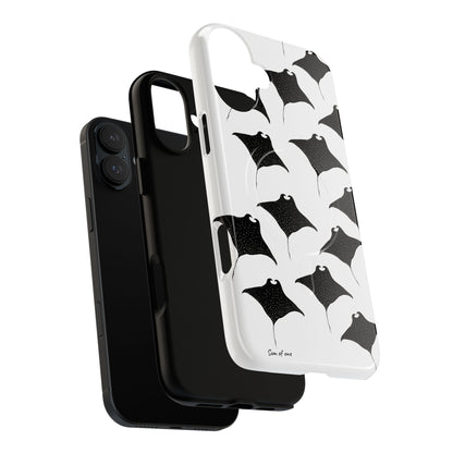 Manta Ray Pattern Phone Case | Tough Magnetic Case