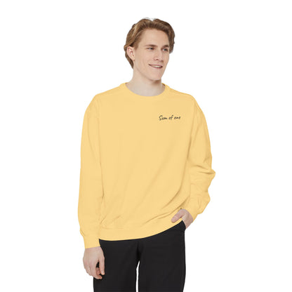 Unisex Basic Sweatshirt - Sum Of One Writing front