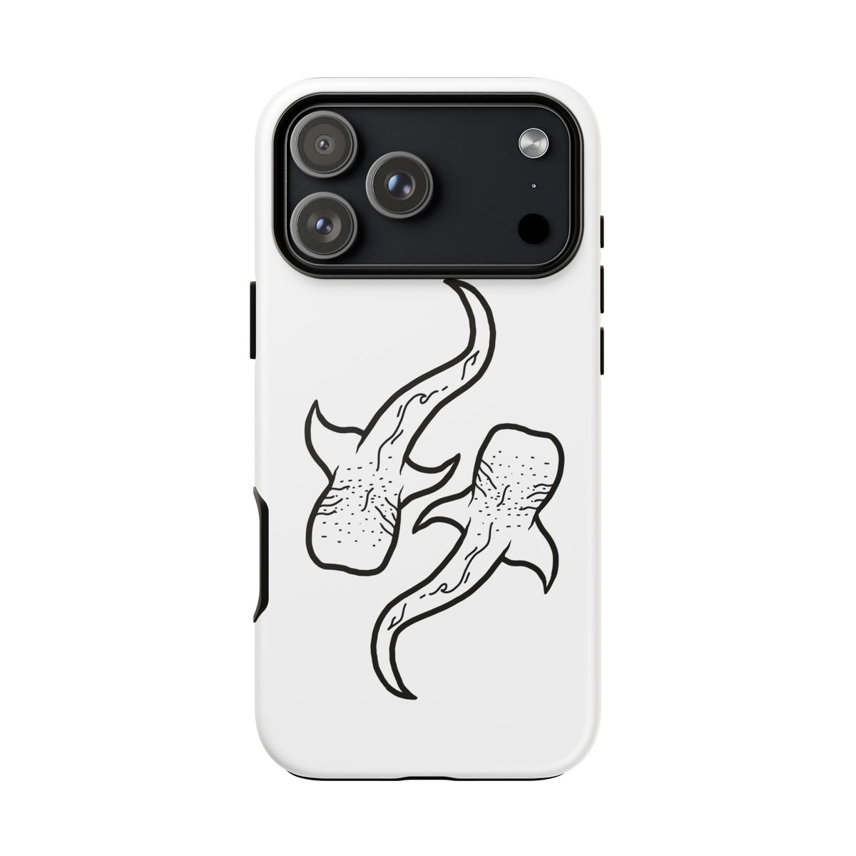 Whale Shark (White) Phone Case