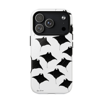 Manta Ray Pattern Phone Case | Tough Magnetic Case