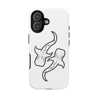 Whale Shark (White) Phone Case