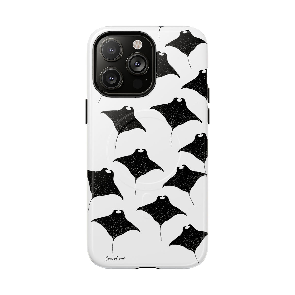 Manta Ray Pattern Phone Case | Tough Magnetic Case