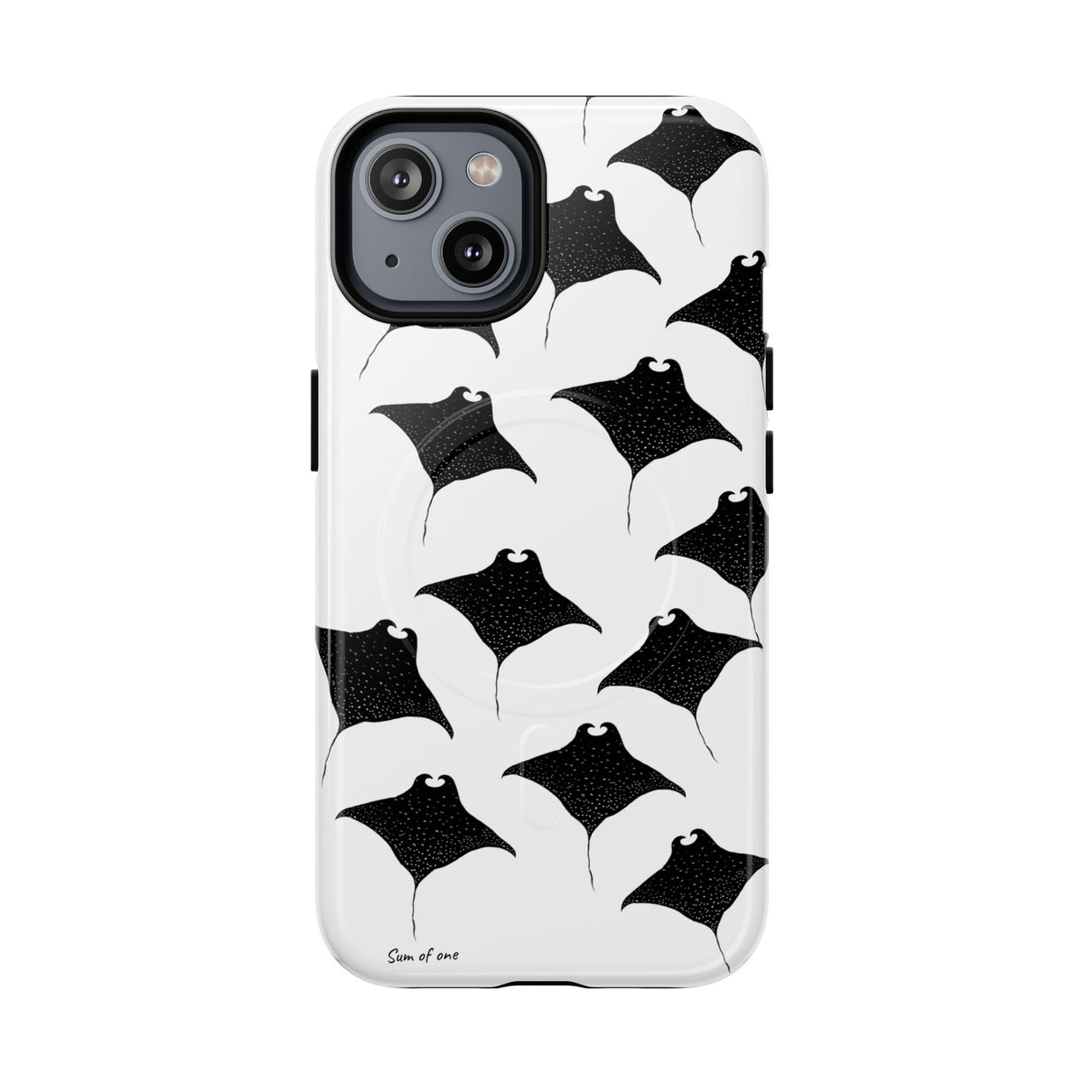 Manta Ray Pattern Phone Case | Tough Magnetic Case