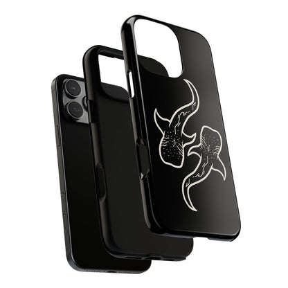 Whale Shark (Black) Phone Case