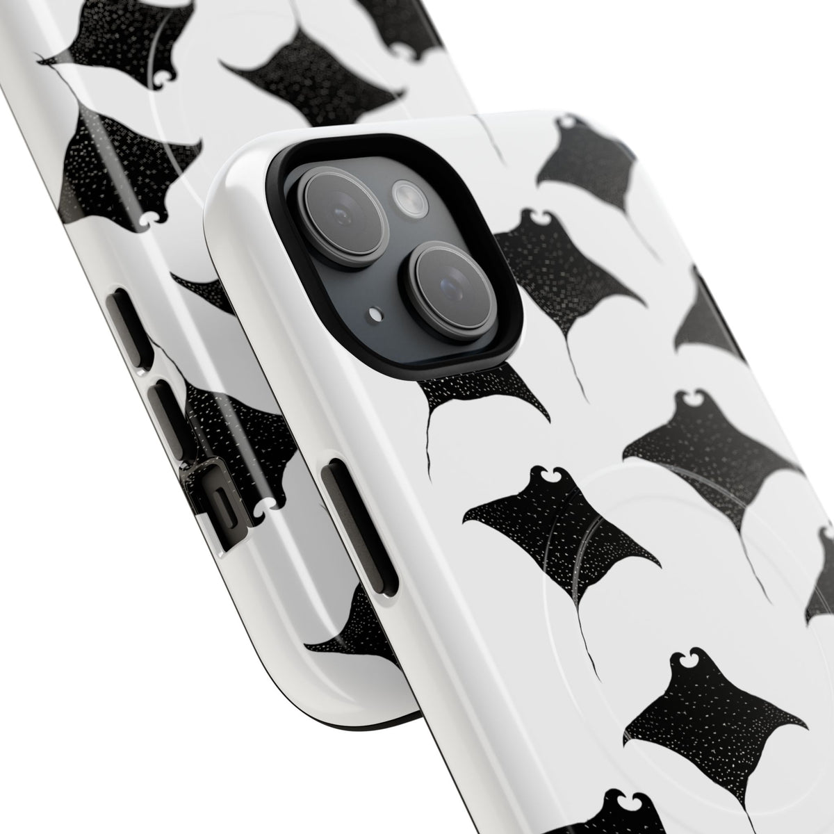 Manta Ray Pattern Phone Case | Tough Magnetic Case