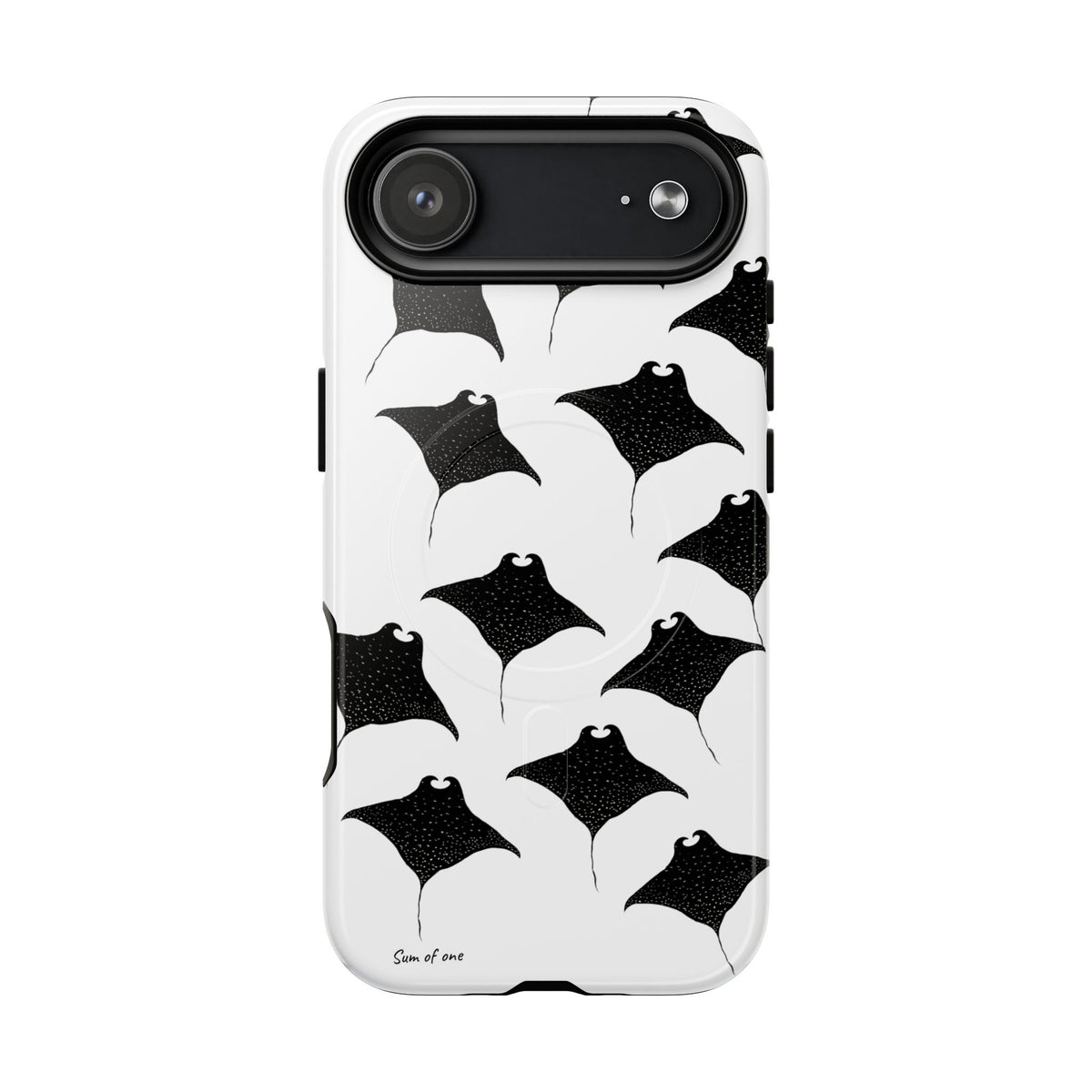 Manta Ray Pattern Phone Case | Tough Magnetic Case