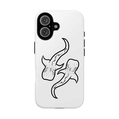 Whale Shark (White) Phone Case