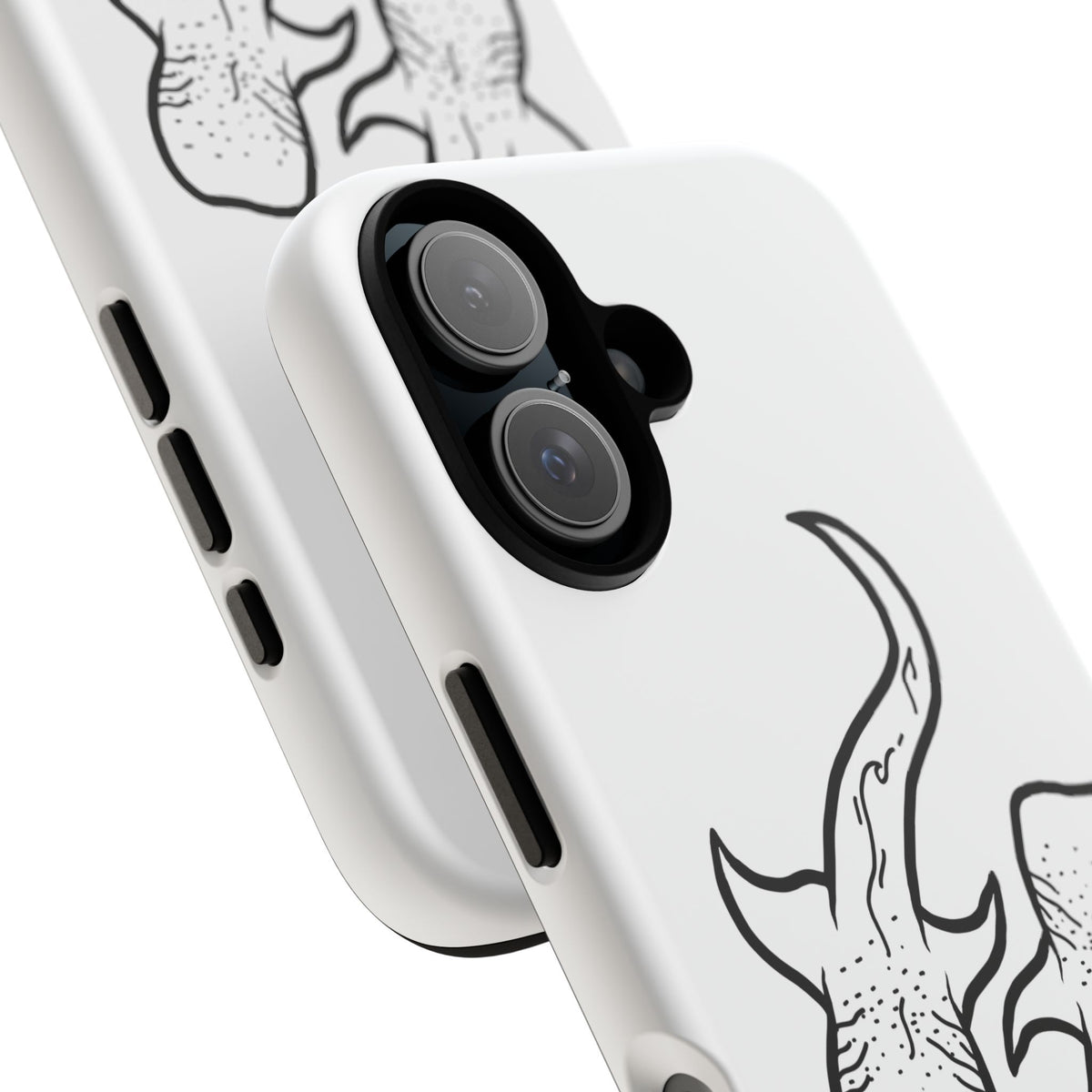 Whale Shark (White) Phone Case