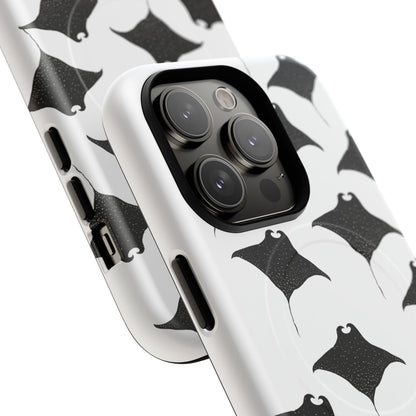 Manta Ray Pattern Phone Case | Tough Magnetic Case