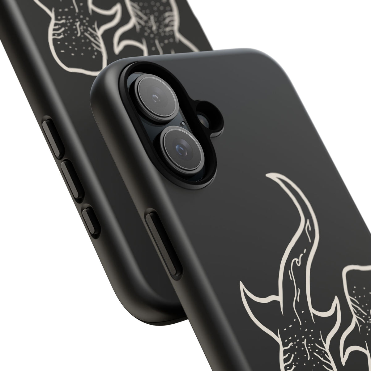 Whale Shark (Black) Phone Case