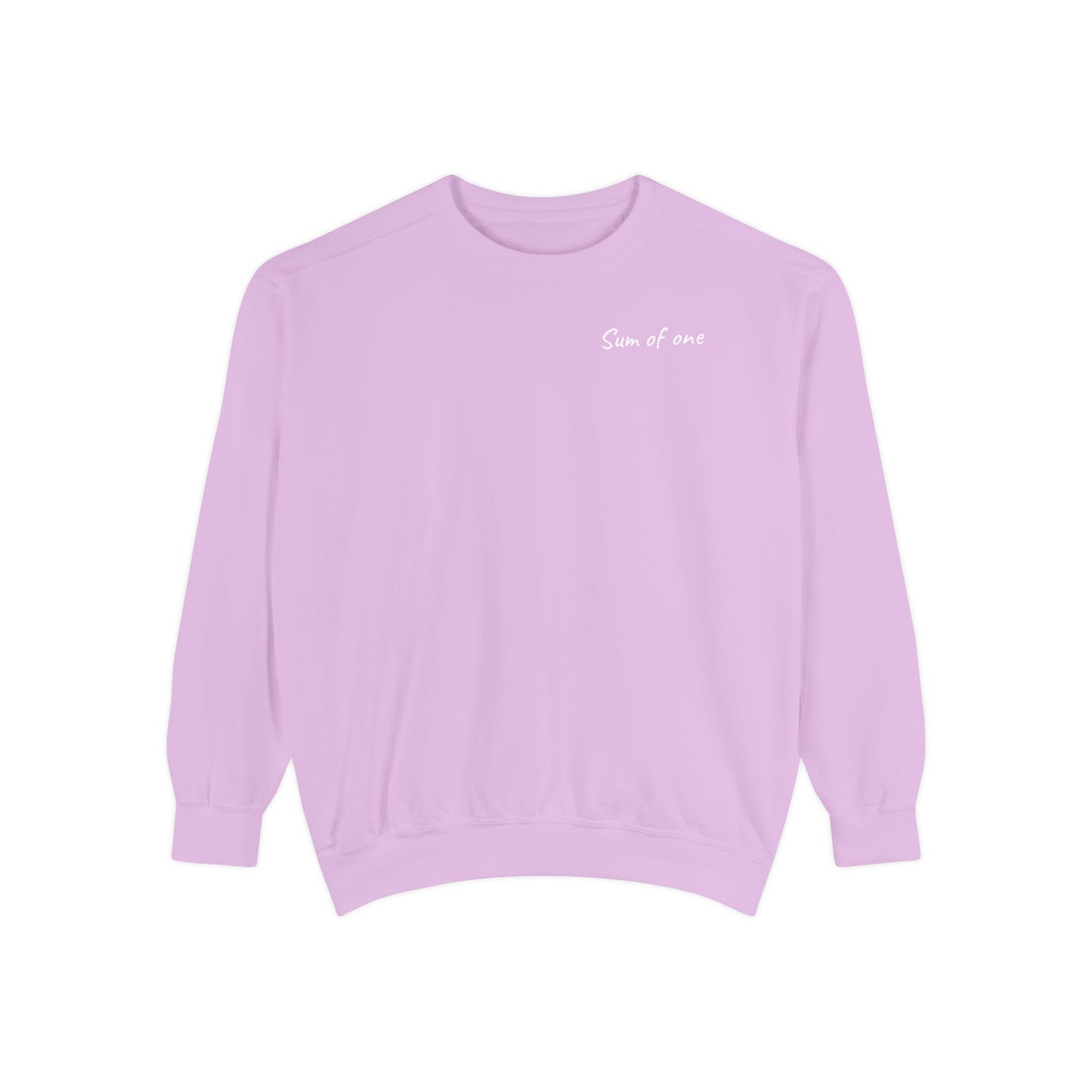 Unisex Basic Sweatshirt - Sum Of One Writing front
