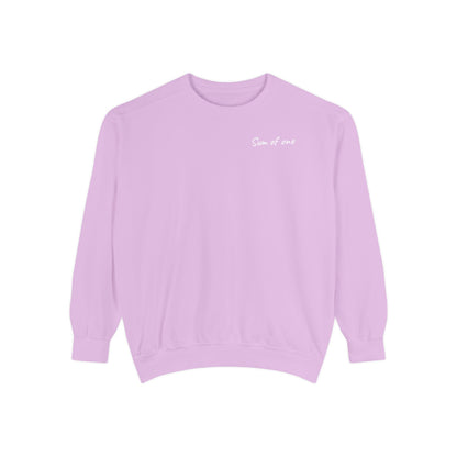 Unisex Basic Sweatshirt - Sum Of One Writing front
