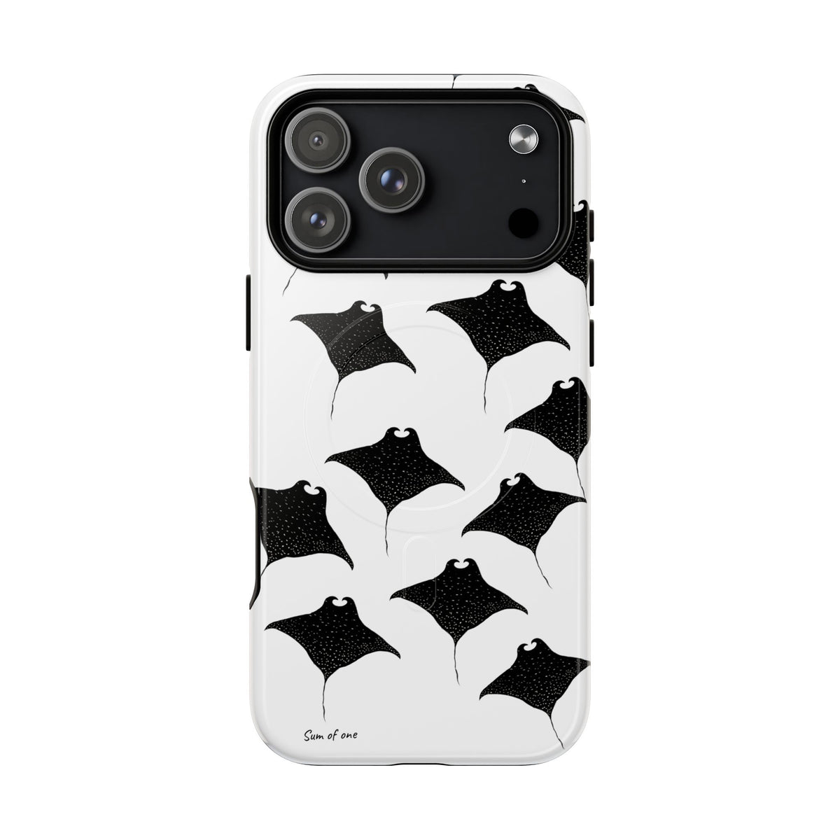 Manta Ray Pattern Phone Case | Tough Magnetic Case