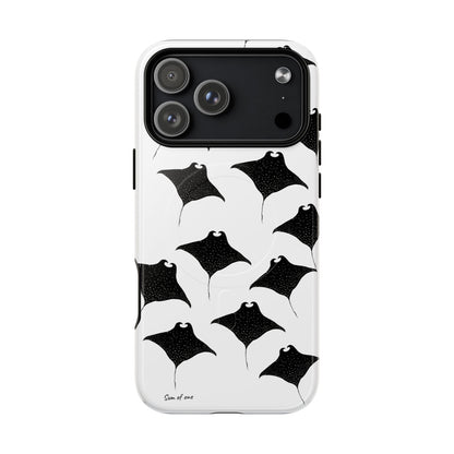 Manta Ray Pattern Phone Case | Tough Magnetic Case