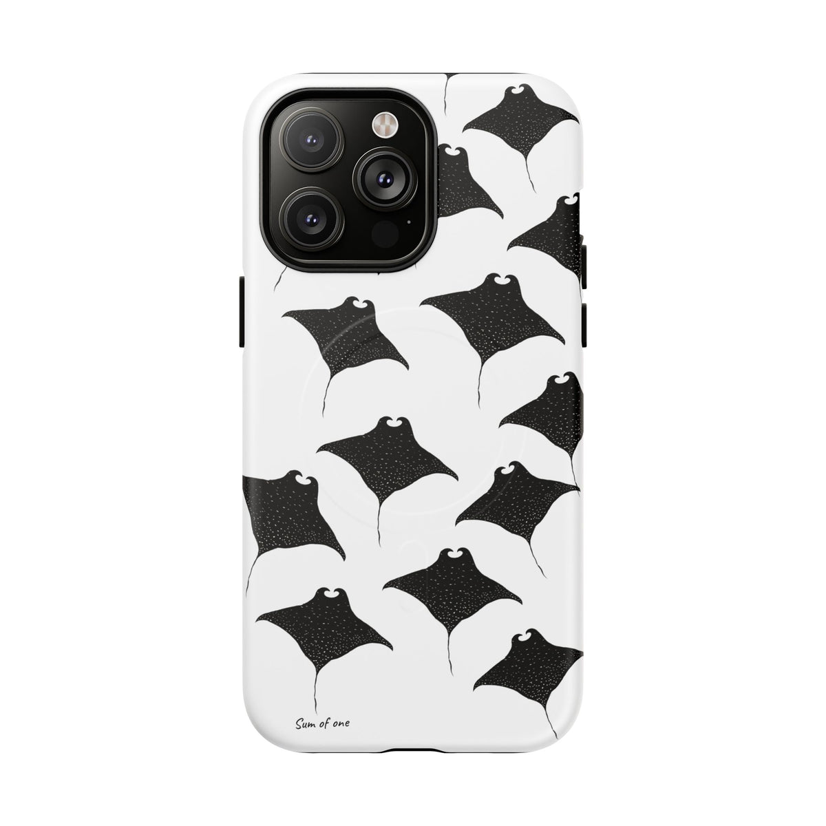 Manta Ray Pattern Phone Case | Tough Magnetic Case