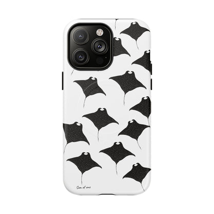 Manta Ray Pattern Phone Case | Tough Magnetic Case