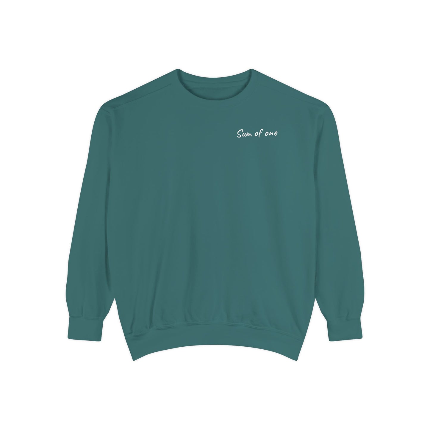 Unisex Basic Sweatshirt - Sum Of One Writing front