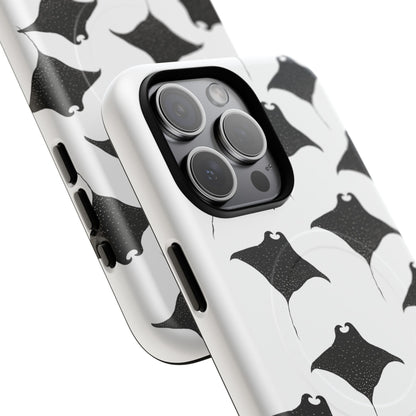 Manta Ray Pattern Phone Case | Tough Magnetic Case