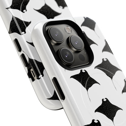 Manta Ray Pattern Phone Case | Tough Magnetic Case