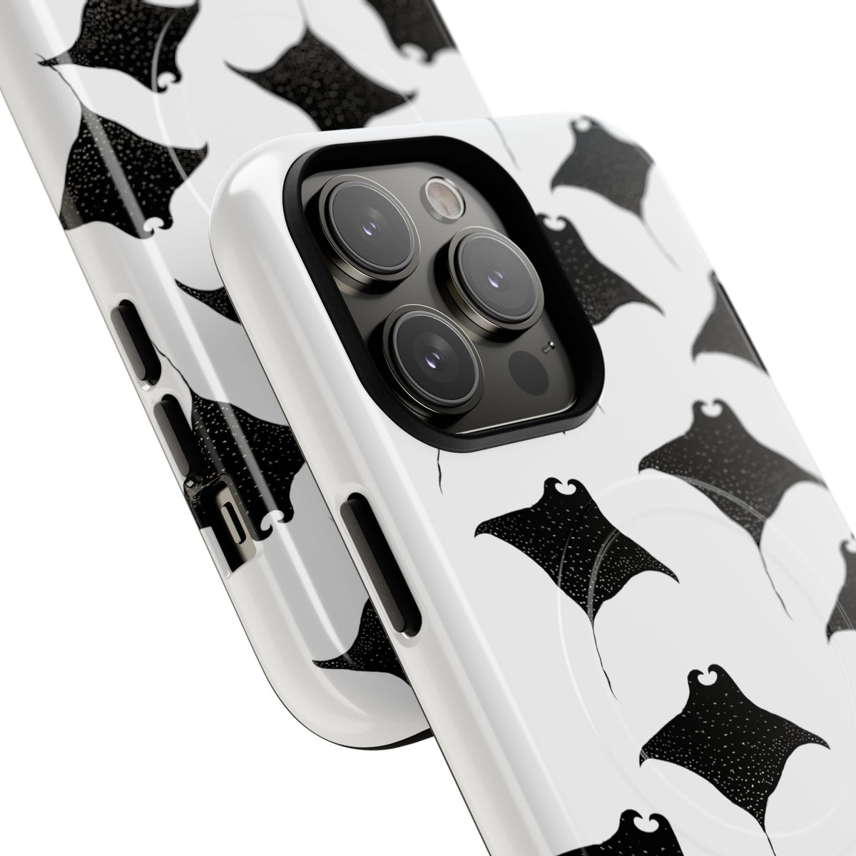 Manta Ray Pattern Phone Case | Tough Magnetic Case