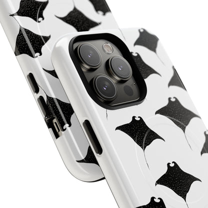 Manta Ray Pattern Phone Case | Tough Magnetic Case