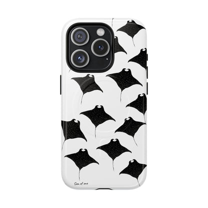 Manta Ray Pattern Phone Case | Tough Magnetic Case