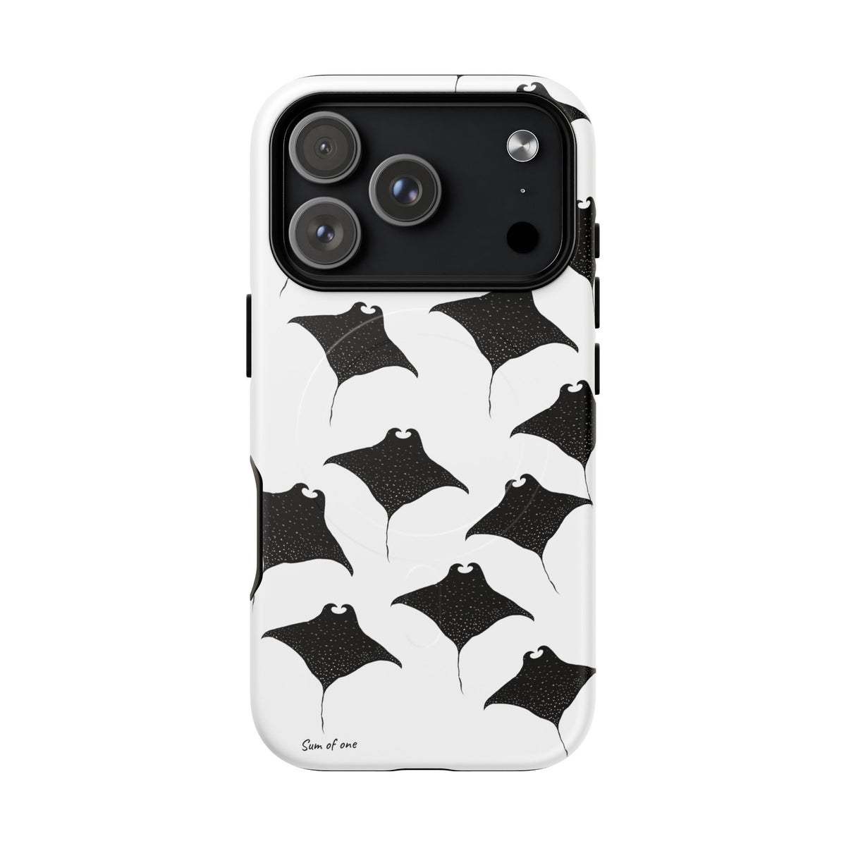 Manta Ray Pattern Phone Case | Tough Magnetic Case