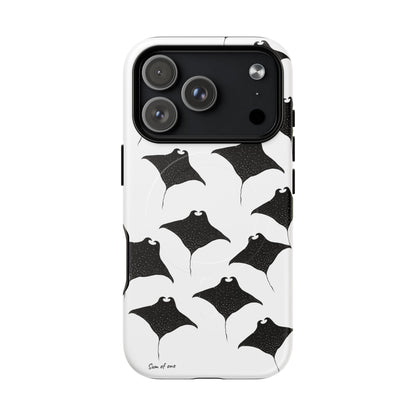 Manta Ray Pattern Phone Case | Tough Magnetic Case