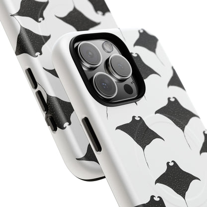Manta Ray Pattern Phone Case | Tough Magnetic Case