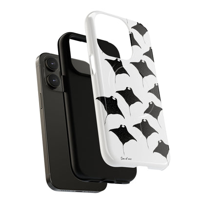 Manta Ray Pattern Phone Case | Tough Magnetic Case